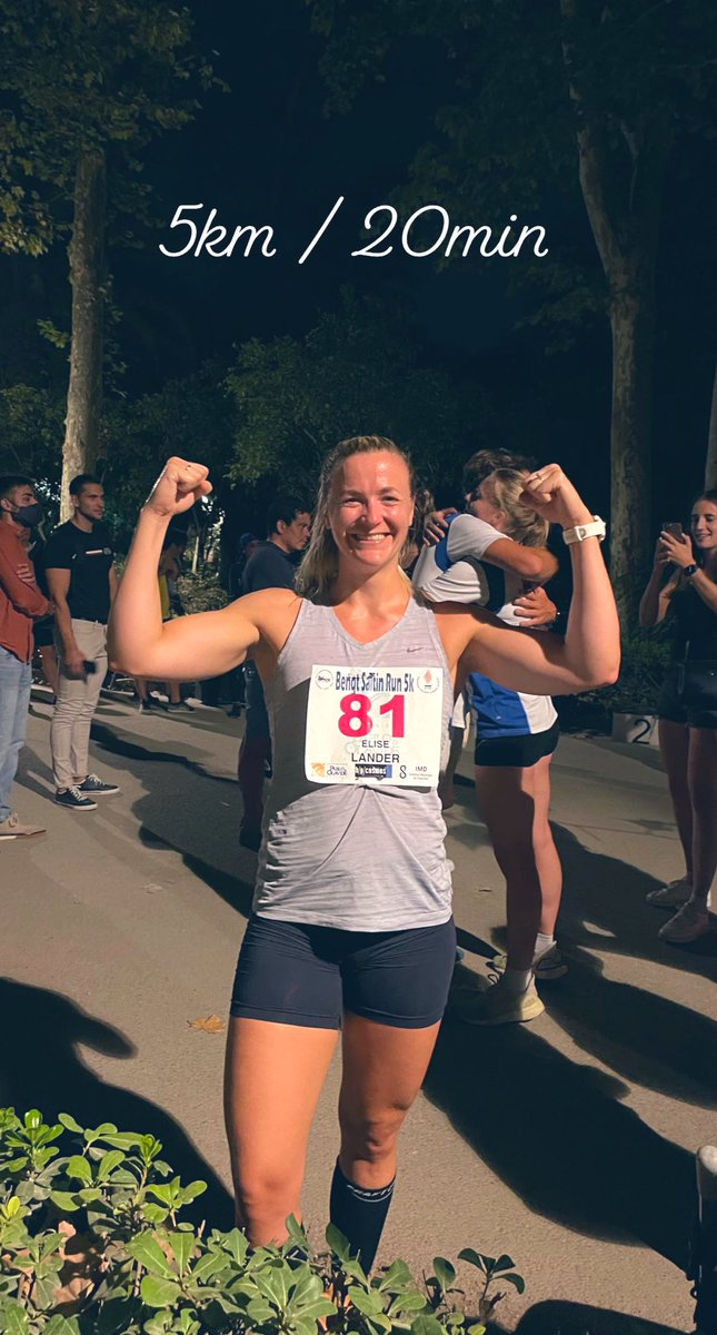 nih_physicperf's tweet photo. Our PhD-student @elise_lander representing the Physical Performance Department and @nih_sognsvann at the #BengtSalin 5k run @E_C_S_S taking 2nd place in the women’s category! #ECSS2022 https://t.co/83kWV1m6pX