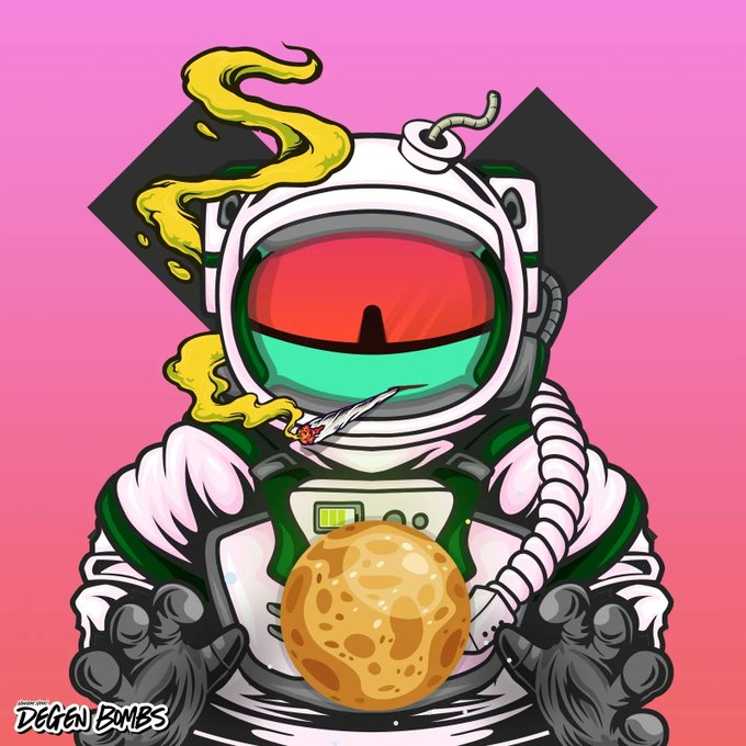 cryptoappf's tweet image. 📢 Special Announcement: Degen Space Bombs will give you the ability to make passive income by staking your bombs for $Bomb$! Mint Coming Soon! Don’t Fomo 🥳✌🏼 Ɽ₮ // ₮₳₲ // Ⱡł₭Ɇ 🙏🏼 Discord: buff.ly/3QJ3tRC #nft #NFTCommumity #FreeMintNFT #NFTGiveaway
