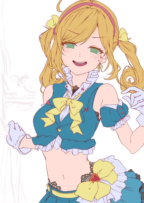線と色分け#佐藤心#デレステ 