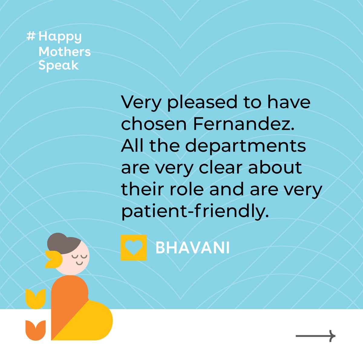 FHStorkHome's tweet photo. Feedback like this help us stay motivated and inspired to do better each day.
At Fernandez, we believe that respectful care is not a choice but a right.

#FernandezFoundation #HappyMothersSpeak #ProudToBeAtFernandez #FernandezCares #FernandezForYou #ChoosetoChallenge https://t.co/xBOmxqDBuK