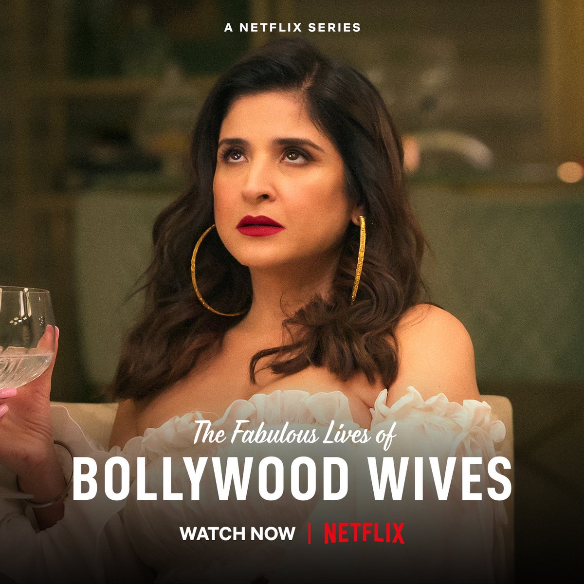 The FAB wives are back with glamour, drama, chaos and a lot more!
 #FabulousLivesOfBollywoodWives S2 is now streaming only on Netflix - happy binging!!♥️♥️
@neelamkothari @seemakkhan @maheepkapoor @bhavanapandey @apoorvamehta18 @aneeshabaig #UttamDomale @Dharmatic_ @NetflixIndia