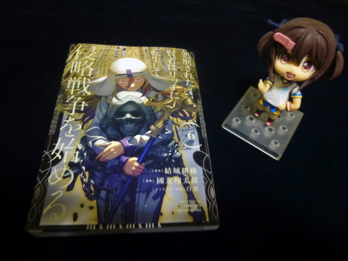 献本頂きました。國友先生が圧倒的なスケールで描く『処刑された賢者はリッチに転生して侵略戦争を始める』第6巻 9/7 発売です!白狼も描いてて楽しかった聖女マキアさん出ますよ!
https://t.co/jIvOTtltiY