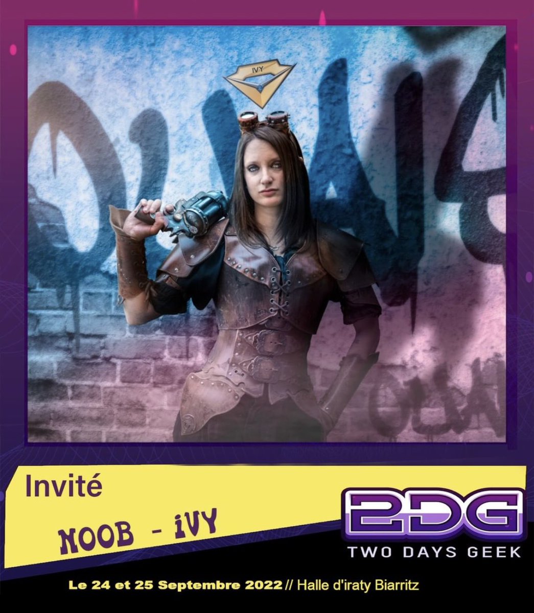 fournierjohnana's tweet photo. Pour la rentrée, notre première convention sera le 24 et 25 septembre à Biarritz pour le Two days Geek. @2DaysGeek 
J’ai hâte. @Olydri_Noob 🎬🎥 https://t.co/8D8Y7RdIIW