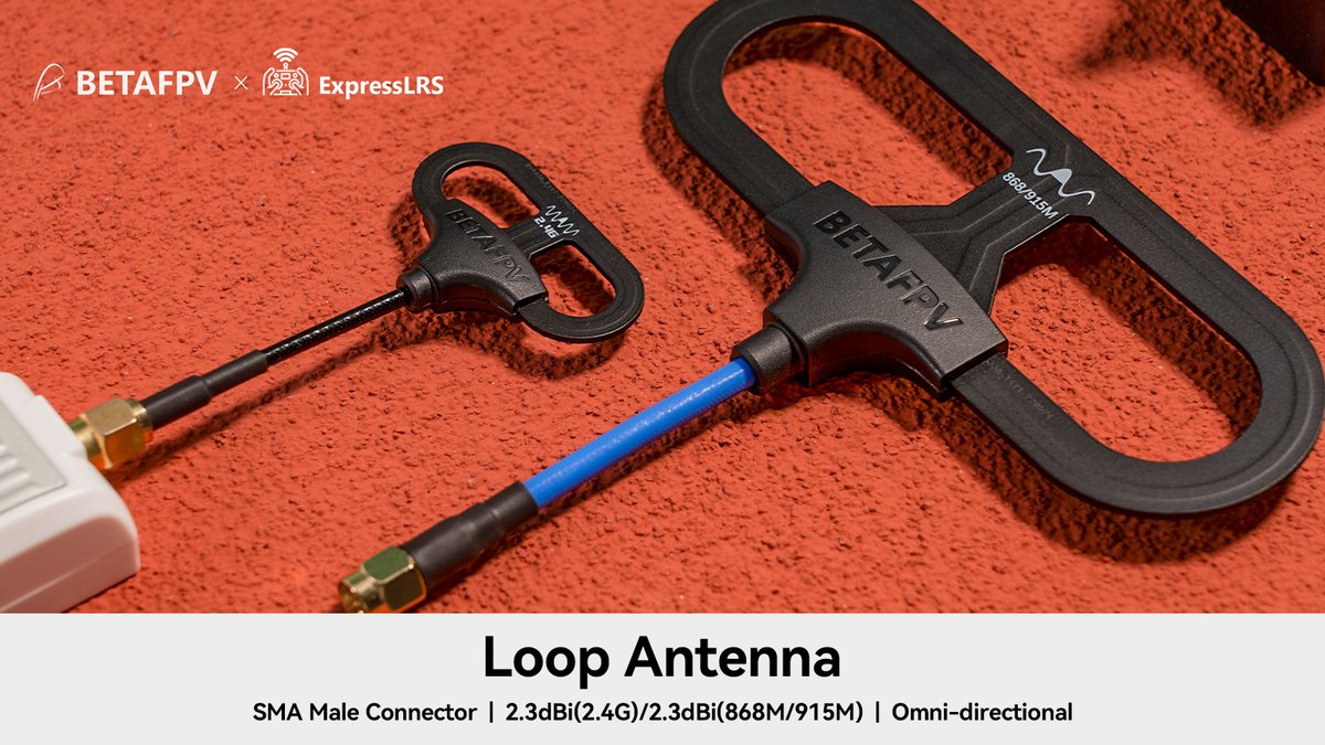 BETAFPV_2017's tweet photo. 🥳[New Release]🥳Loop Antenna
 Reaching further scope of the field in flights.

👇Click to order:
https://t.co/UjMyMf5ont
-
Follow us :
- YouTube: https://t.co/JvQaAp10Ry
- Instagram: https://t.co/H1KAhorsV9
- Facebook: https://t.co/YUBx1lNFna
//
#betafpv #fpv #loopantenna https://t.co/xTZkc5Mpcv