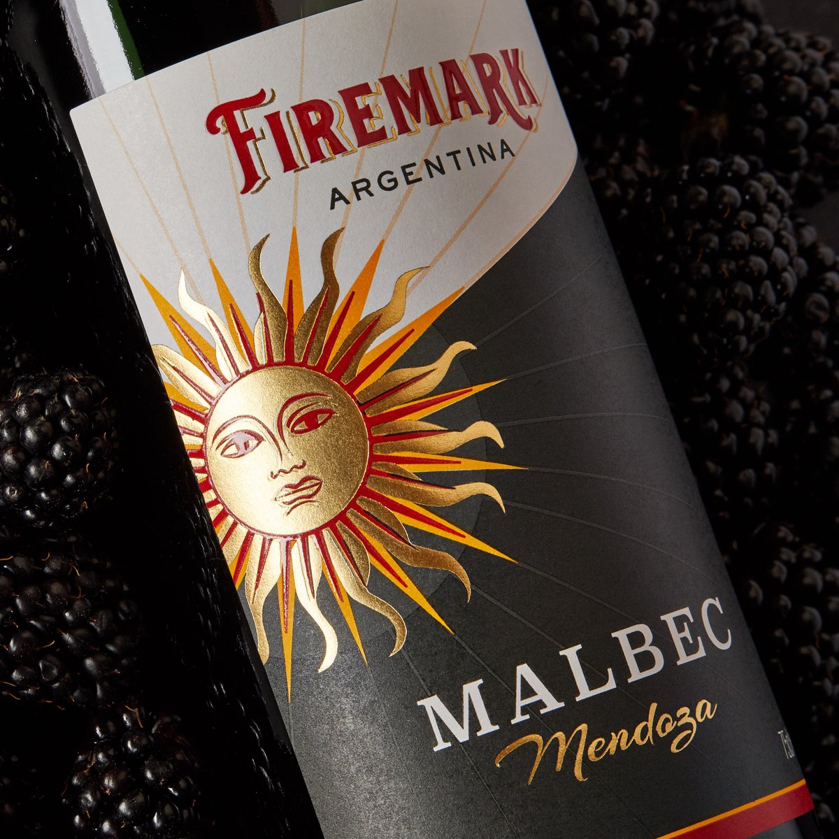 Fileteado inspired typography and imagery were used for Firemark Malbec creating a bold label showing a clear sense of place

#BeyondTheLabelDesign #branddesign #labeldesign #brandidentity #designproject #WSETaccreditedteam #strategy #creative #design #drinkspackaging #branding