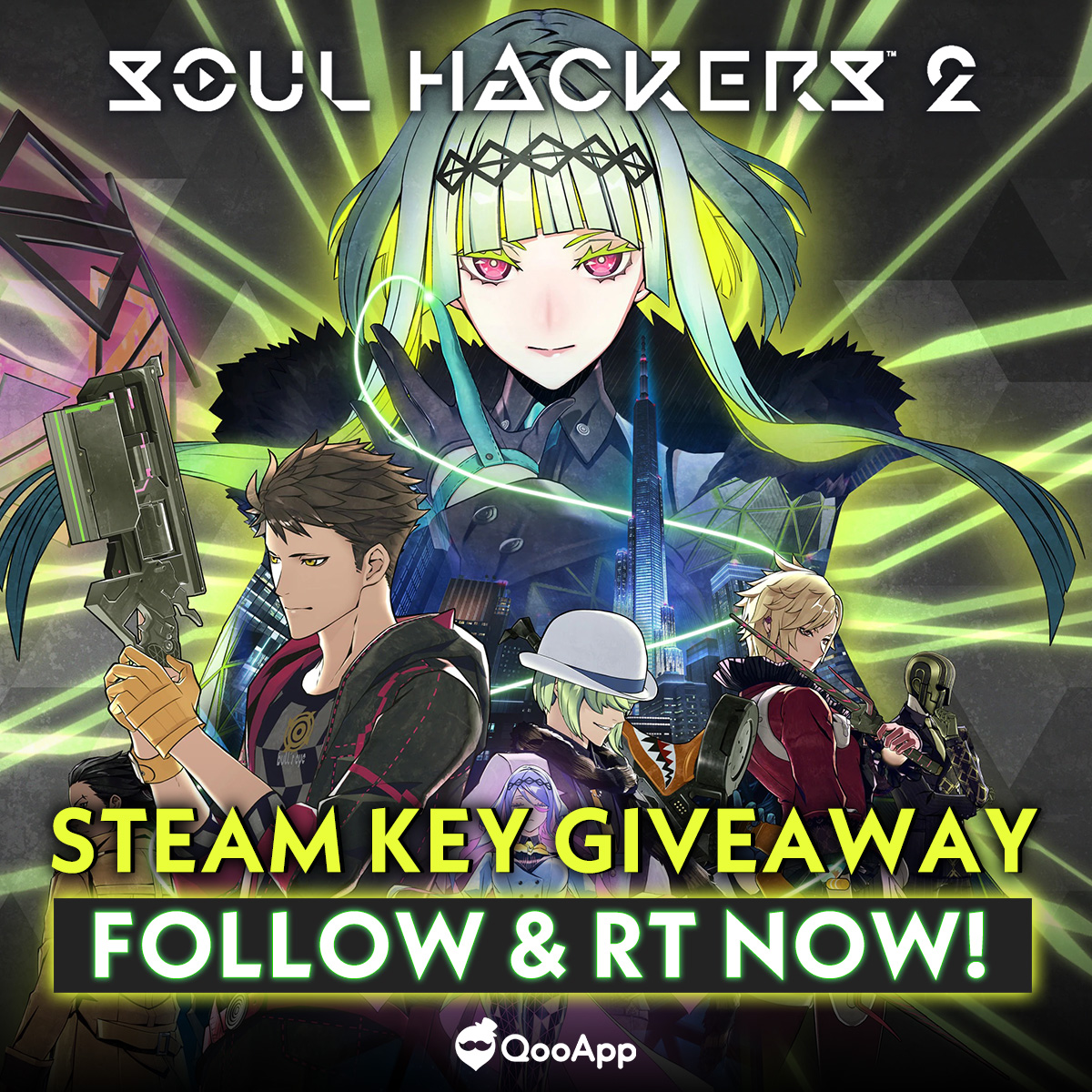 QooApp_EN's tweet image. ✨QooApp x Soul Hackers 2 RT Campaign✨

Join for a chance to win a Soul Hackers 2 Steam Key🤩🎁
 
▼ How to enter
1. Follow @QooApp_EN
2. RT this!
 
*Closing Sept 12
*5 Winners🏆

▼Details
news.qoo-app.com/en/post/113025

#QooApp #SoulHackers2 #Giveaway