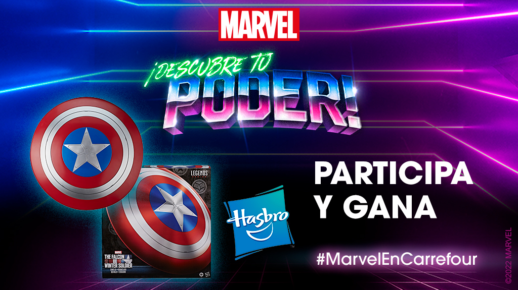⚠SORTEO

¡Último días para llevarte el escudo de #MarvelLegends de #Halcón y #SoldadoDeInvierno!

   ✅ Haz FAV y RT
   ✅ Menciona a un amigo con #MarvelEnCarrefour

¡Hasta el 04/09!
Bases: bit.ly/3wSlx45