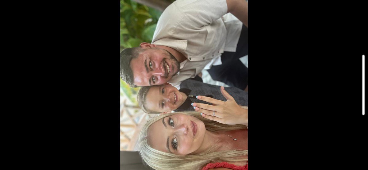 samimagraw's tweet photo. She only went a said yes! Luckiest man in the world!!! Love you so much @amyjacks0n forever and always ❤️❤️❤️ https://t.co/A0J6MDoaCX
