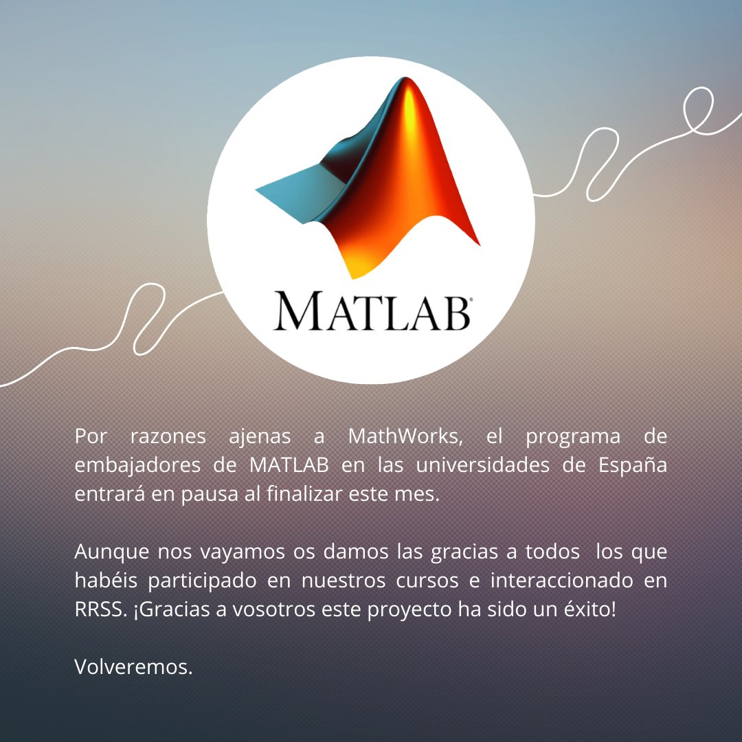 MATLAB & Simulink - Universidad de Vigo tweet media