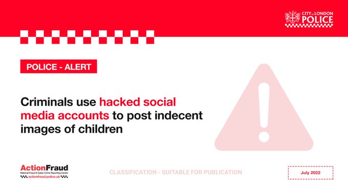 NorthantsFraud's tweet photo. 🚨Action Fraud is warning people to be vigilant following reports of hacked social media accounts

✅Read this guidance for more information: https://t.co/4MQtk4tHAB

@NorthantsPolice 

#NorthantsFraudProtect #Northamptonshire #socialmedia #Hacked https://t.co/1CTHQ4A8jW