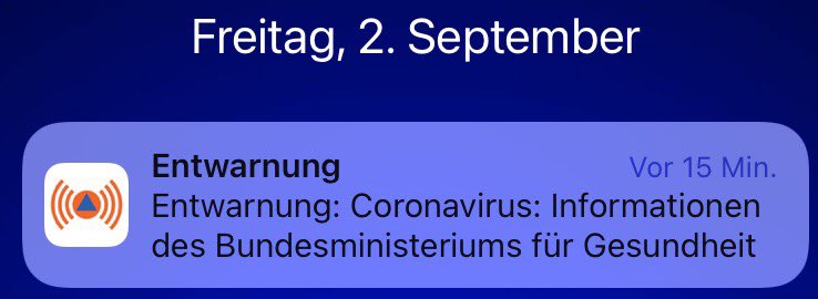 Wie jetzt? Virus plötzlich doch ausgerottet, oder was?