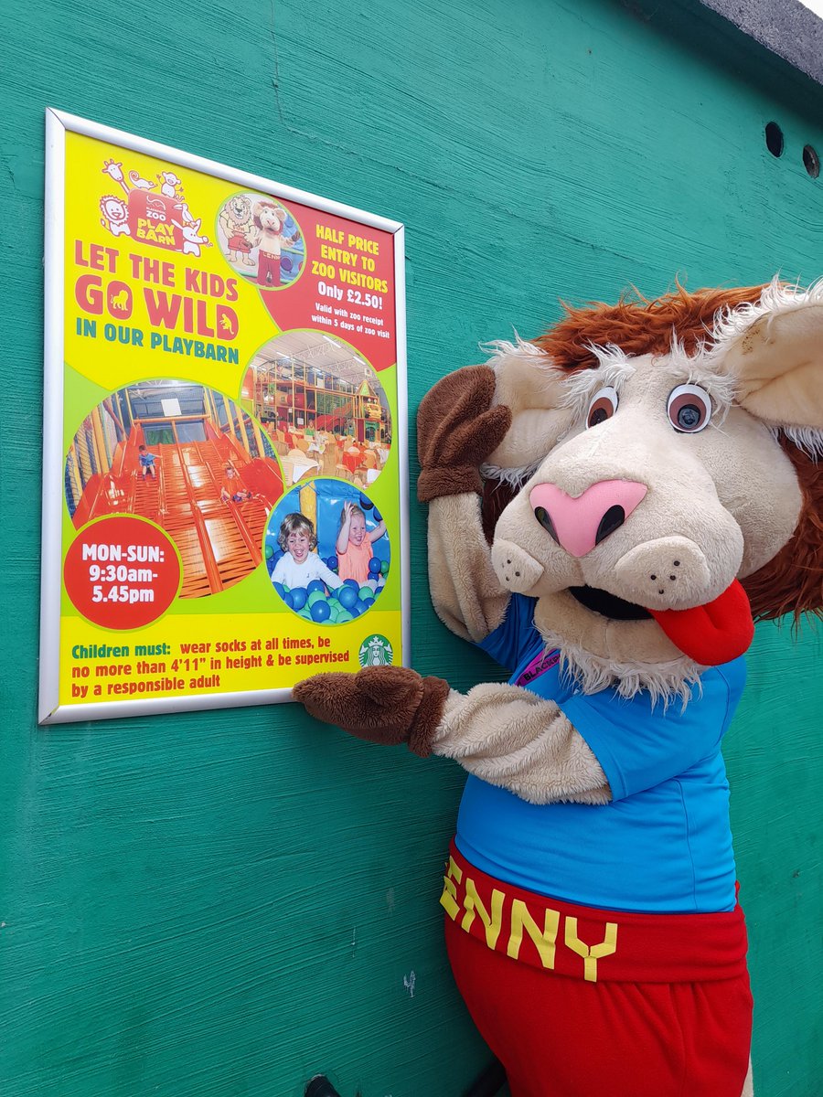 Did you know zoo visitors get half-price entry into the Playbarn? That's ONLY £2.50 per child, valid with zoo receipt within 5 days of your zoo visit! 🎟️🤩