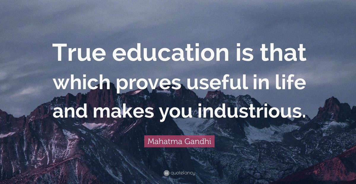 Principal_H's tweet photo. True education is that which proves useful in life and makes you industrious 
#education #teacher #leader #sped #Autism #SpecialEducation #stem #teachertwitter #FridayMotivation https://t.co/UrcD6Sdoun