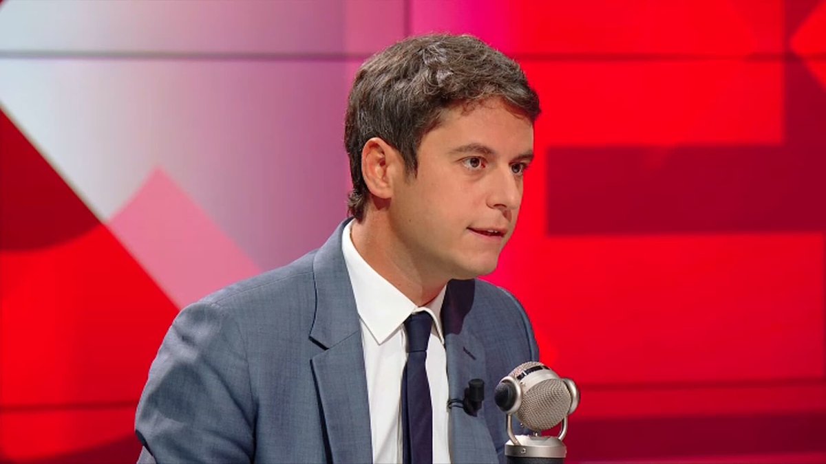 BFMTV's tweet photo. Gabriel Attal: "Une taxe sur les profits ne changerait rien au quotidien des Français"
https://t.co/SqEAd0QjB6 https://t.co/dJ6ZMwhtpL