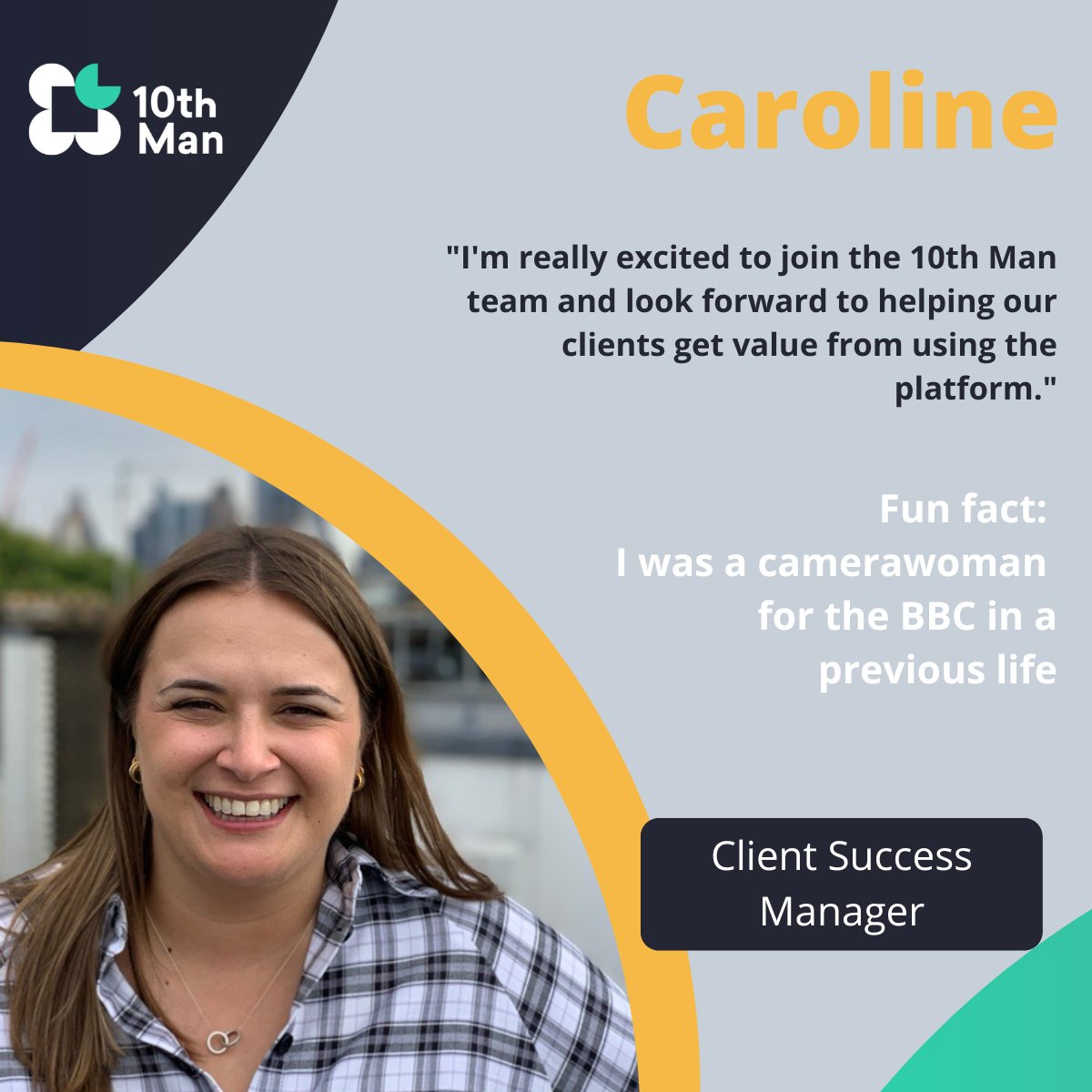 10thManMedia's tweet photo. A warm official welcome to our new Customer Success Manager! 😄

Caroline has both marketing and customer insight experience, making her the perfect person to help support our users and enhance their #10thMan experience. 🤝

Let's get to work 💪

#MarketingIntelligence https://t.co/eW8SRnq4tP