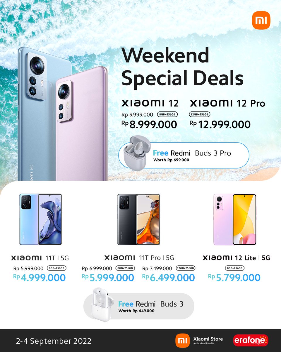 Weekend is coming, sudah tau mau kemana di akhir pekan ini?

Nih mimin kasi tau rekomendasi kunjungan akhir pekan mu, coba lihat slide berikutnya ada banyak bonus menanti!

#WeekendDeals #XiaomiIndonesia