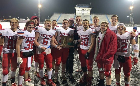 ph_patriots1's tweet photo. It’s Friday! #FridayNightLights The PH Football team heads to Columbus Grove to try to get to 3-0. The last time we were 3-0 was 2019 (pictured below) when these guys led us to a regional championship! Hoping to see our community pack the stands tonight! https://t.co/qGMu8h7Twz