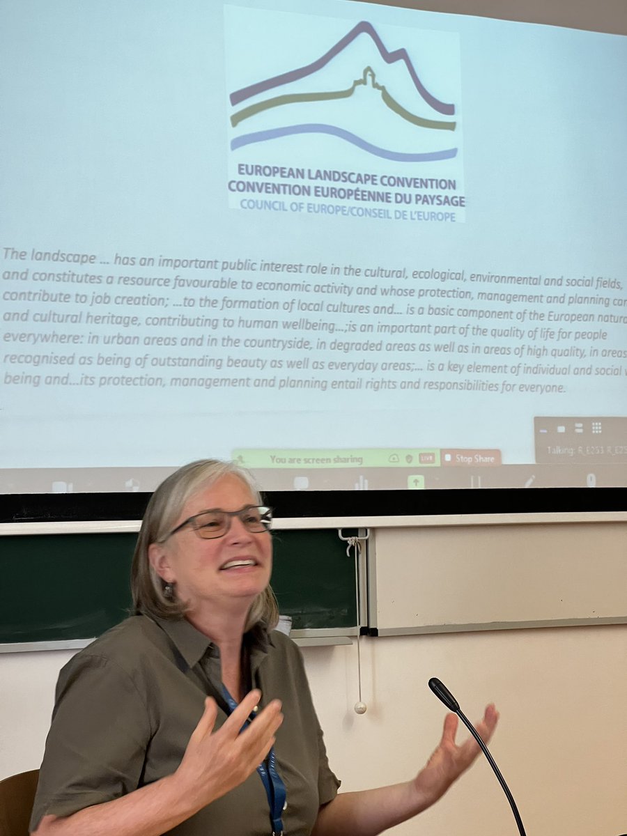 [#ArchaeoNews] Landscape Convention, why a state should sign for this convention?
<a href="/SHglin/">Sophie Hüglin</a> paper in #s102 of #EAA2022 from <a href="/EAA_PSC/">Political Strategies Community EAA</a> about archaeology and activism #ArchaeologyMatters
