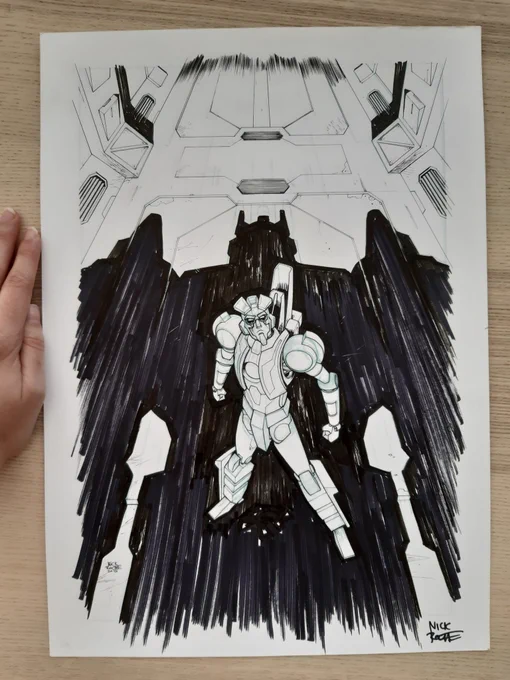 At TFN, one of my years-long dreams got fulfilled, and I am now the proud owner of the original inks of my favourite MTMTE cover of all time, drawn by the extremely lovely and sweet   