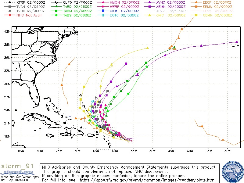 Mike S Weather Page On Twitter Overnight Spaghetti Models For Invest Nhc At Chance Of