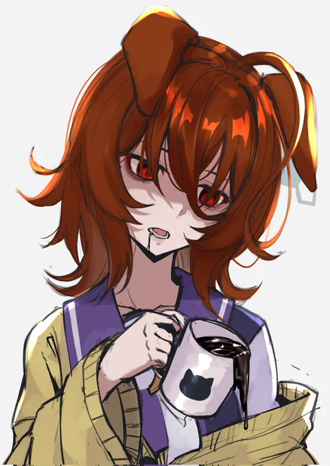 最後に描いたタキオンいつか気になって調べたら1月でこれだった...トレーナー出張中タキオン... 
