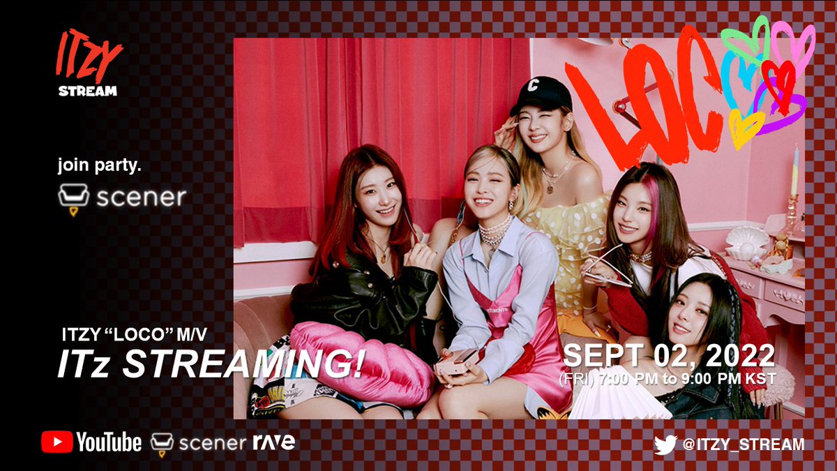 📣Watch Party? ITZY! ╼ has started! 

Less than 20k views away from 200M! Join us in streaming <a href="/ITZYofficial/">ITZY</a>'s LOCO M/V on <a href="/scener/">Scener</a> today!

You only need PC or Laptop, join us and boost streams for ITZY!

host: <a href="/ddalgislice/">fie🍀</a> 👏
🔗scener.com/itzy_stream

#ITZY  #있지