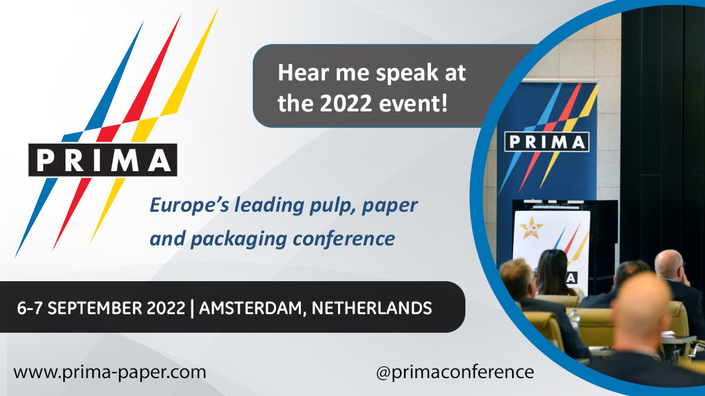 Don’t miss Sappi Europe CEO Marco Eikelenboom at the 2022 PRIMA Conference on 6 September. He’ll share how our leadership team deals with increasing political instability, rising energy and raw material prices and the need for greater sustainability. 
👉 https://t.co/PmcYhzQnWc 