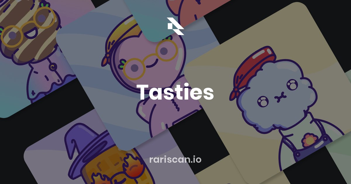 👾 Tasties created by <a href="/TastiesNFT/">Tasties 🍬</a> is ranked on Rariscan!

rariscan.io/collections/ta…

What rank of your Tasties? Share in comments 👇

#NFT #NFTs #NFTCommunity #NFTartist