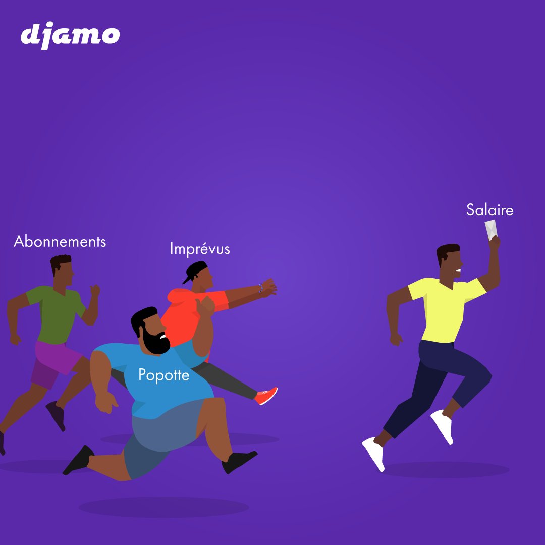 djamoci's tweet photo. Le salaire est tombé, chacun réclame son dû.
Et vous? Quelle dépense 💸vous poursuit en ce moment? 🏃♂️💨 https://t.co/dYDK8rGwm7