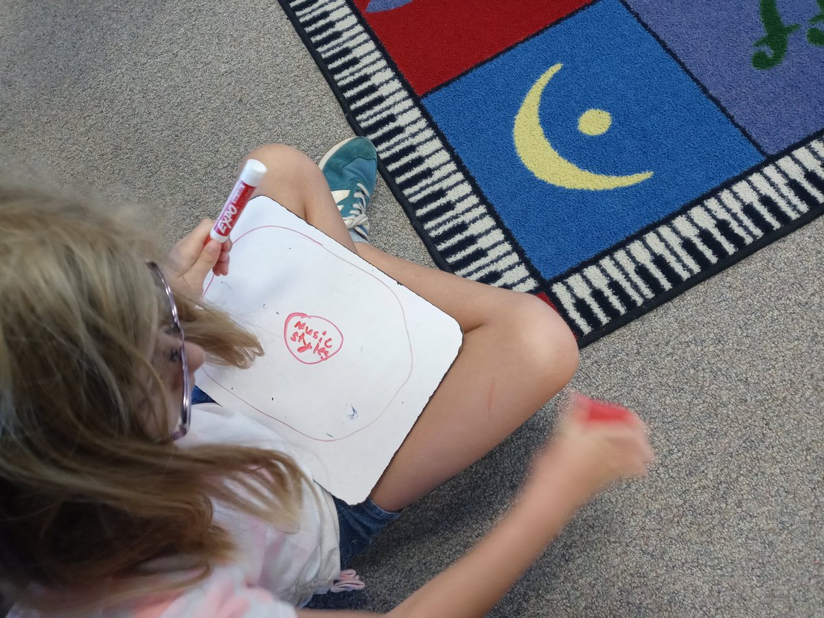 PHES_MusicRocks's tweet photo. 5th grade is already rocking in music class! Students created their own music styles circle map and recalled prior musical knowledge! It is going to be a great year! #PHESPride #AACPSAwesome #MusicalLearners https://t.co/H9GTjQUnu0