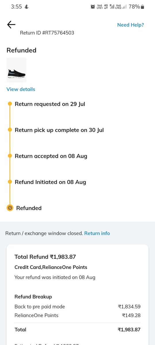 sojitra1987's tweet photo. @AJIOLife @jagograhakjago The Non Ajio Product your backhand team saying is attached Fila shoes, which I have bought from Ajio and they have swapped both the shoes and they have retunrned me same fila shoes for which they have provided refund. Hows that possible? https://t.co/H8VHXGmgO8