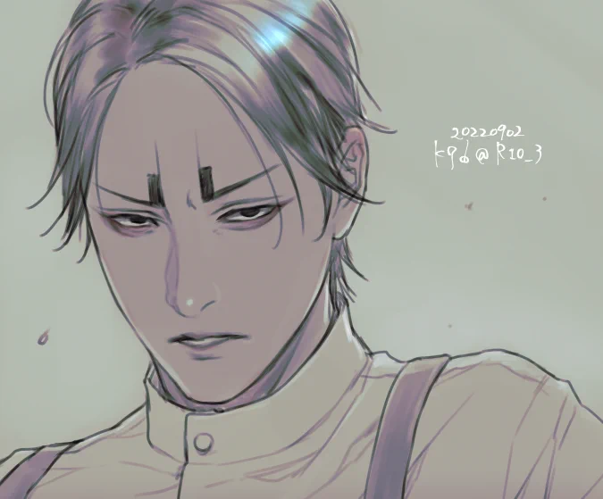 エペッペッケを食べたいとごねる鯉登くんを描こうとしたけど、童顔になったので16歳verになってエペッペッケの要素が全く無くなった鯉登くん。 #K96GK  #顔だけ63ks 
