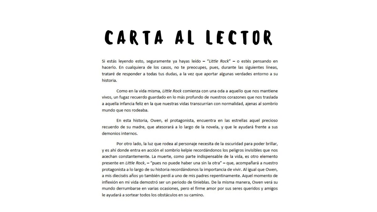 _Alex_Beltran's tweet photo. Hoy os traigo una hermosa Carta al Lector sobre "Little Rock" y sus orígenes! :)  parte 1/2 

#literaturagay 
#literaturalgbt 
#LGTBIQ 
#novelagay  
#románticagay 
#librogay 
#libro
#escritor 
#novelajuvenil
#literaturajuvenil
#nuevolibro https://t.co/V2sO9y1h4R