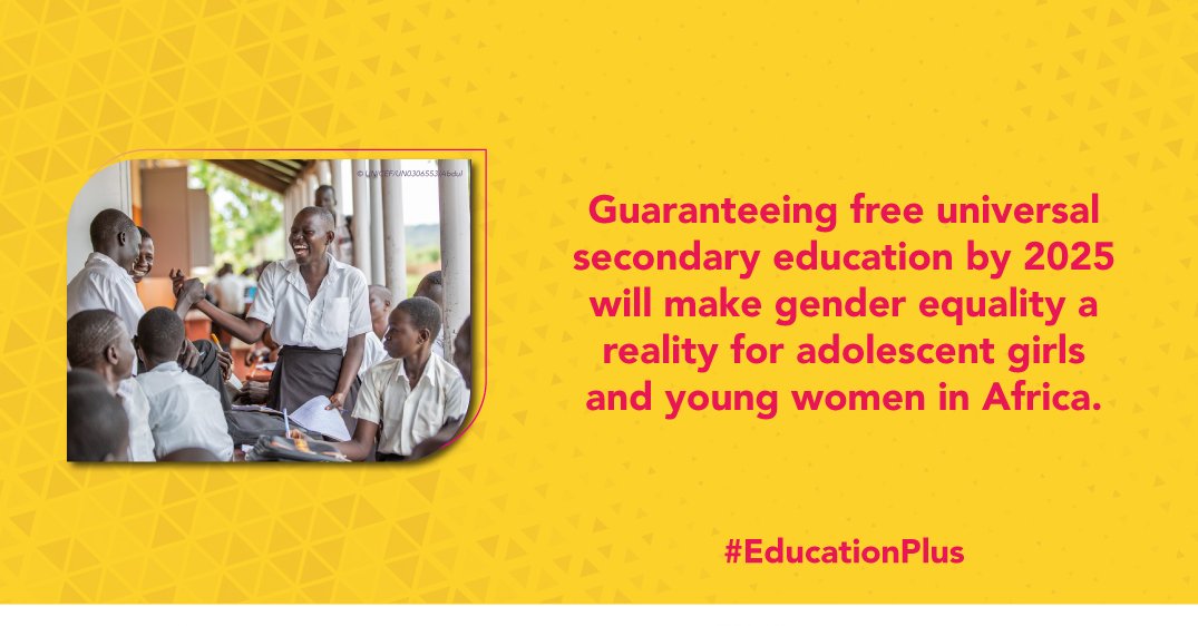 This September, world leaders will meet at the @UN #TransformingEducation summit in New York. #EducationPlus calls for the implementation of gender-transformative policies to ensure universal access to quality secondary school education for all. #LetMeLearn