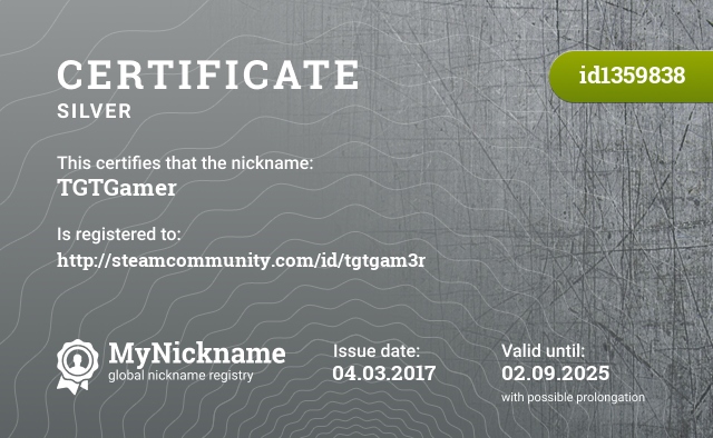 TGTGamer's tweet photo. I registered the nickname TGTGamer: https://t.co/DUbgdCWDCu https://t.co/XKQ6g6tKpy
