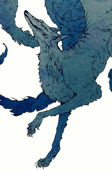 最近描いた獣 