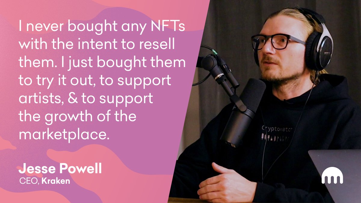 krakenfx's tweet photo. Self-proclaimed #NFT hoarder @jespow is a NFT OG 👀👇 https://t.co/G47YXrp19a