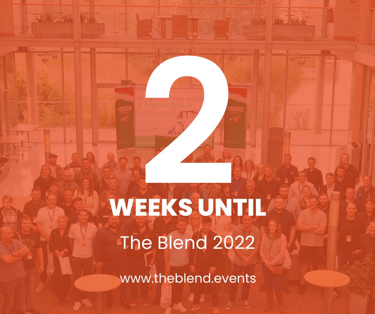 GarageHiveUK's tweet photo. Only two weeks away! ⏳
You will meet like-minded garage owners and gain useful business knowledge from industry speakers, and learn about Garage Hive!
There will also be a great expo area with known brands!

#automotive #garageowners #networking #community #gms #TheBlend2022 https://t.co/I8uLTOMVpU