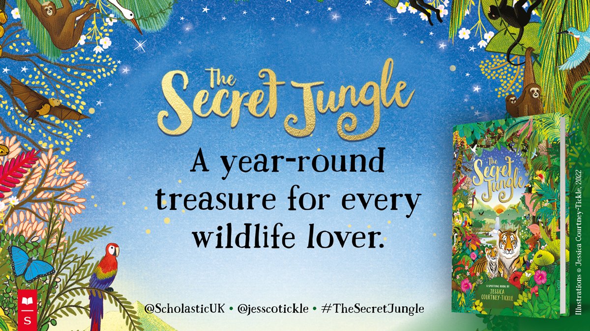 A glorious natural-world search book, perfect for sharing with little ones. What animals can you spot in the jungle? 🐯🐼

The Secret Jungle is out now! <a href="/jesscotickle/">Jess Courtney-Tickle</a>