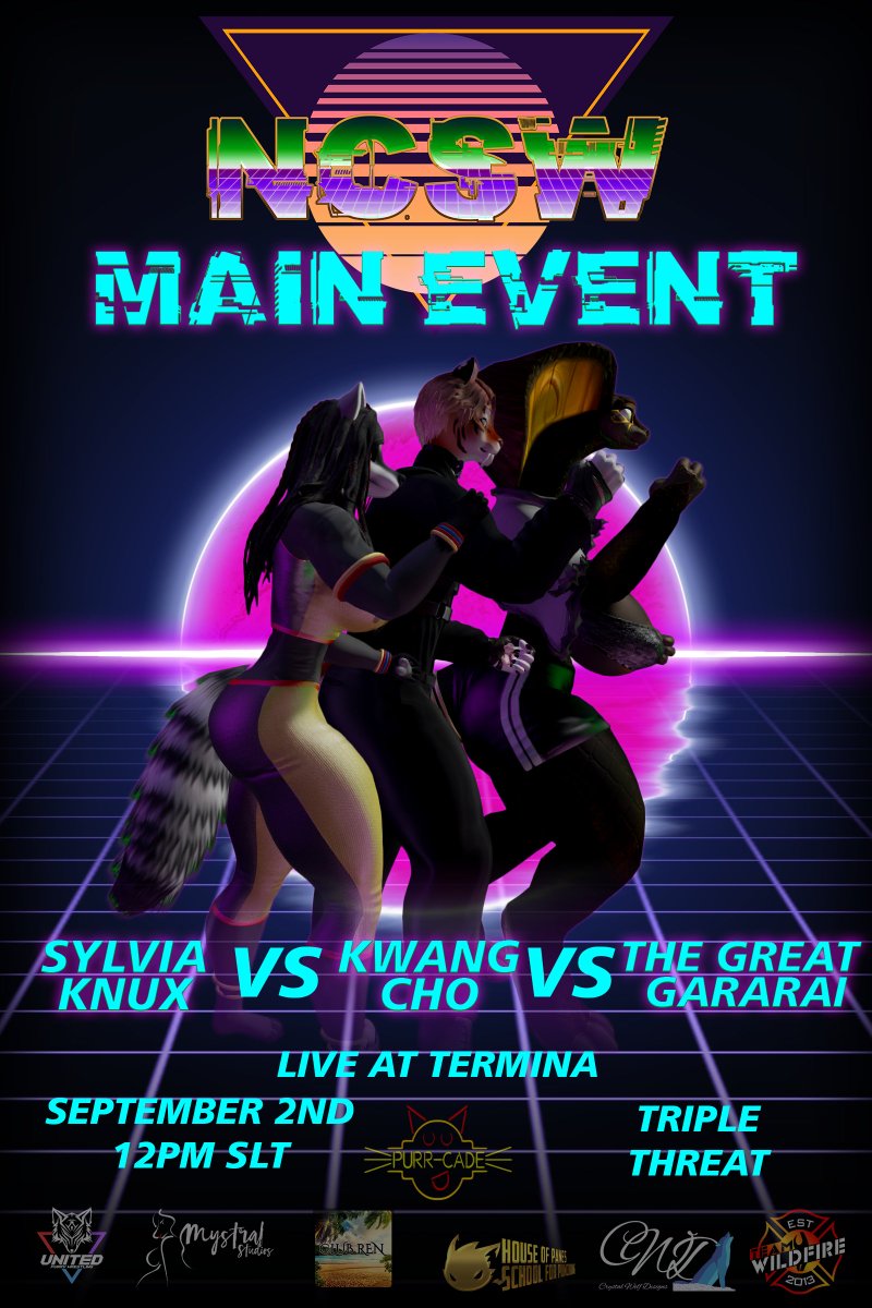 When you think things cannot get more insane, then NCSW's cyber wrestlers proves you wrong today at 12:00pm SLT!
System Defragmentation has two matches and a very violent promo prepared.
So don't you miss it!

maps.secondlife.com/secondlife/Cal…
Can catch stream at youtube.com/channel/UCcCeK…