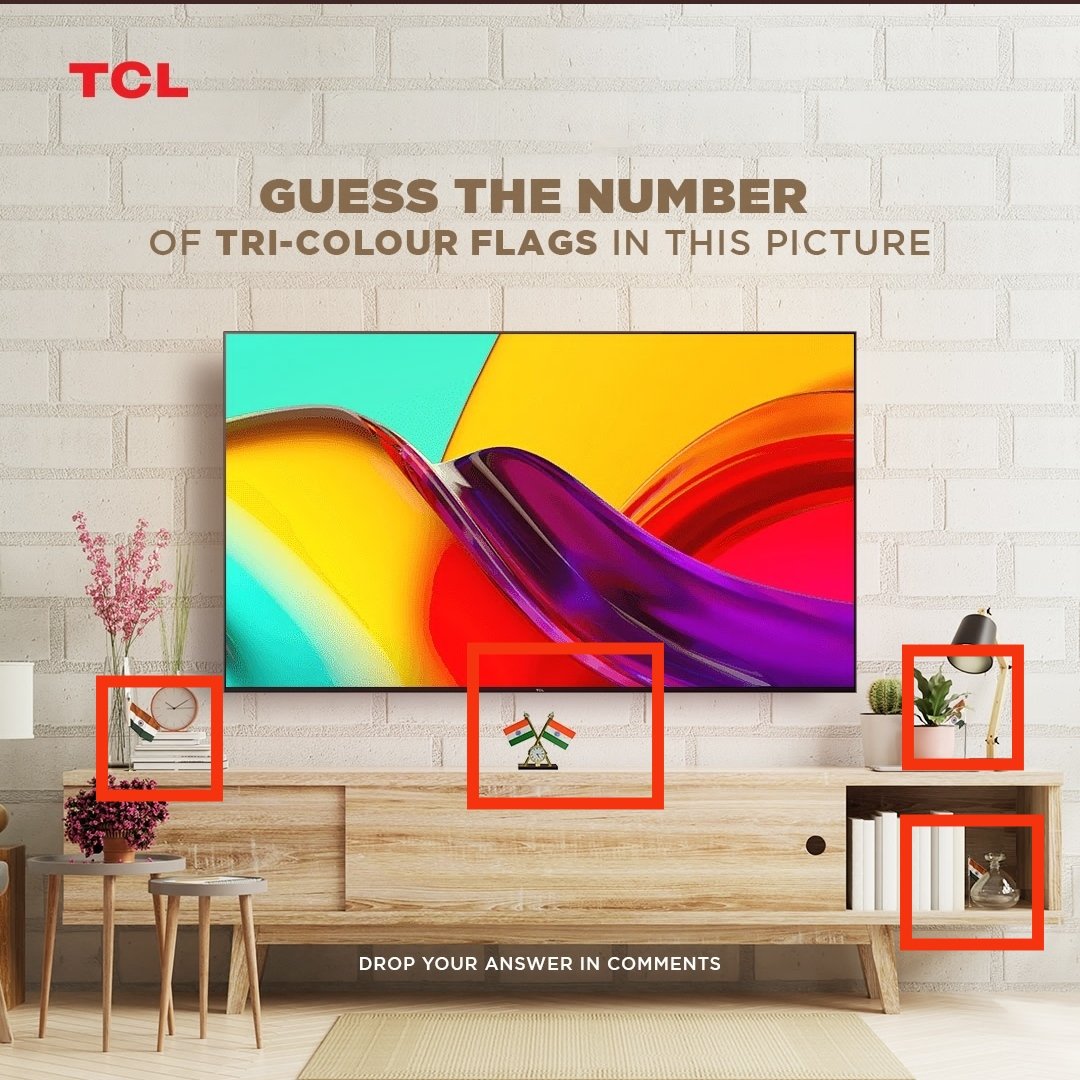 @tcl_india Total 5 flags 🇮🇳

#7elebrate5reedomWithTCL  #IndependenceDay #75thIndependenceDay #TCLTheCreativeLife
@tcl_india Join @anjuwin77 @santosh_godage @mysterioussu @Pareek197 @cool_bindra