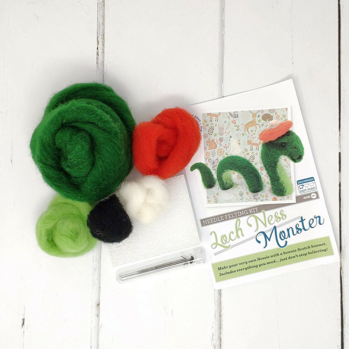 CharmelLtd's tweet photo. *Bargain auction listing @CharmelLtd ends soon. Place bid for great deal* 
The Crafty Kit Company 'Loch Ness Monster' Needle Felting Kit
https://t.co/chBdGc6KIq #eBay @eBay_UK
#needlefelting #lochnessmonster #giftidea #Charmel #shopindie #shoplocal #shopsmallbiz #elevenseshour https://t.co/vgwEsltzFZ