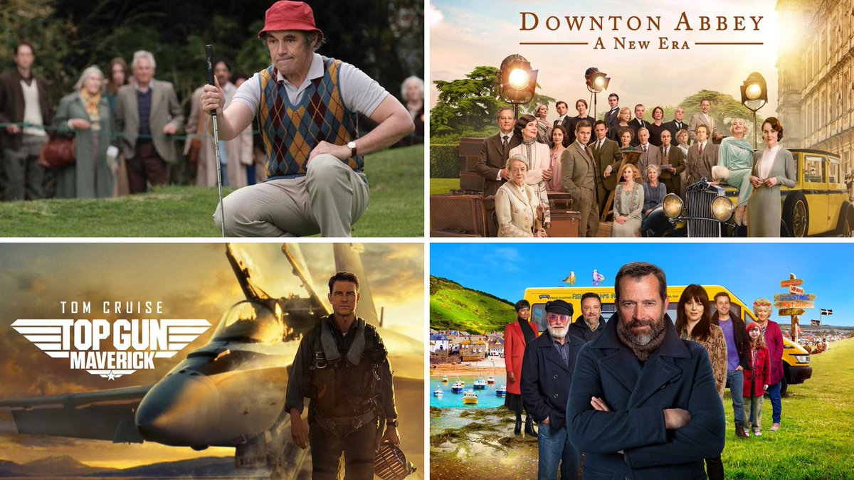 Film Specials: seats just £7.50 
THIS SAT 3rd Sept 7.30pm: Phantom of the Open (12A)
Sat 17th Sept 2.30/7.30pm: Downton Abbey - A New Era (PG)
Sat 5th Nov 2.30/7.30pm: Top Gun Maverick (12A)
Sat 14th Jan 2.30pm/7.30pm: Fisherman's Friends: One &amp; All (12A)
shaftesburyartscentre.org.uk/film-special/