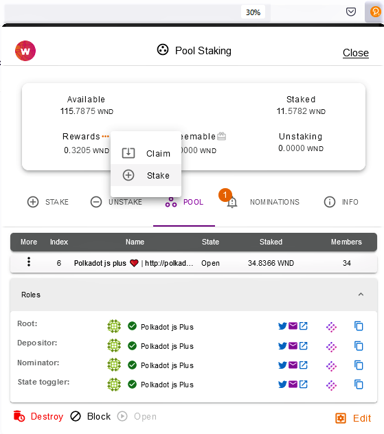 PolkaGate's tweet photo. Version 44.1.12 has been released, upgraded to match the changes to the Nomination Pools reward scheme.

https://t.co/7c2pvBDFk1

#Dotsama #Polkadot #Kusama #NominationPools #Staking https://t.co/tmrX3L20hp