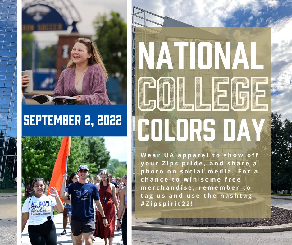 The University of Akron (@uakron) on Twitter photo Today!!!! Post a pic showing your Zips pride and tag us <a href="/uakron/">The University of Akron</a>. Be sure to use #Zipspride22 for a chance to win some Zips merch! All students, alumni, and employees may participate for a chance to win! Today!!!! Post a pic showing your Zips pride and tag us <a href="/uakron/">The University of Akron</a>. Be sure to use #Zipspride22 for a chance to win some Zips merch! All students, alumni, and employees may participate for a chance to win!