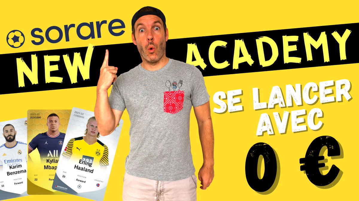 DeglingoMPG's tweet image. Pour fêter le lancement de la Challenge Academy @sorare et de ma vidéo de présentation !
youtu.be/dMRrmoGM5GY

J'organise un GIVEAWAY de folie avec 1 Abonnement STAR ⭐️de 1an à @SorareData d'une valeur de 99€ !

Pour Participer 
1. RT
2. Follow @DeglingoMPG 

TAS Mardi 16h