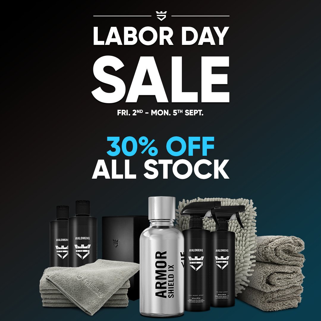 𝑳𝑨𝑩𝑶𝑹 𝑫𝑨𝒀 𝑺𝑨𝑳𝑬 ⚒️️🧰 
Celebrating good honest hard work 👑 
Shop Now &gt; zcu.io/niR0 

#sale #laborday #diy #ceramiccoating #detailing #cars #autodetailing #clean #carcare