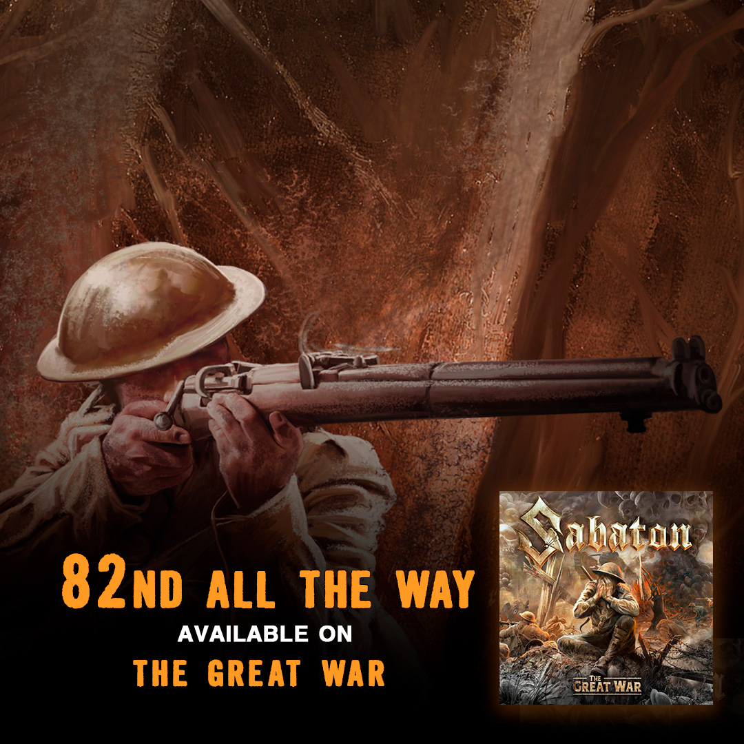 sabaton's tweet photo. On this day in 1964, Alvin York died. York led the 82nd Infantry Division against the Germans on Hill 223 in 1918. York, an American hero, inspired us so much that we wrote our song "82nd All The Way". Have you read our article about him? 👉https://t.co/LTnfsJe8KQ https://t.co/pKGVcHL7Bc