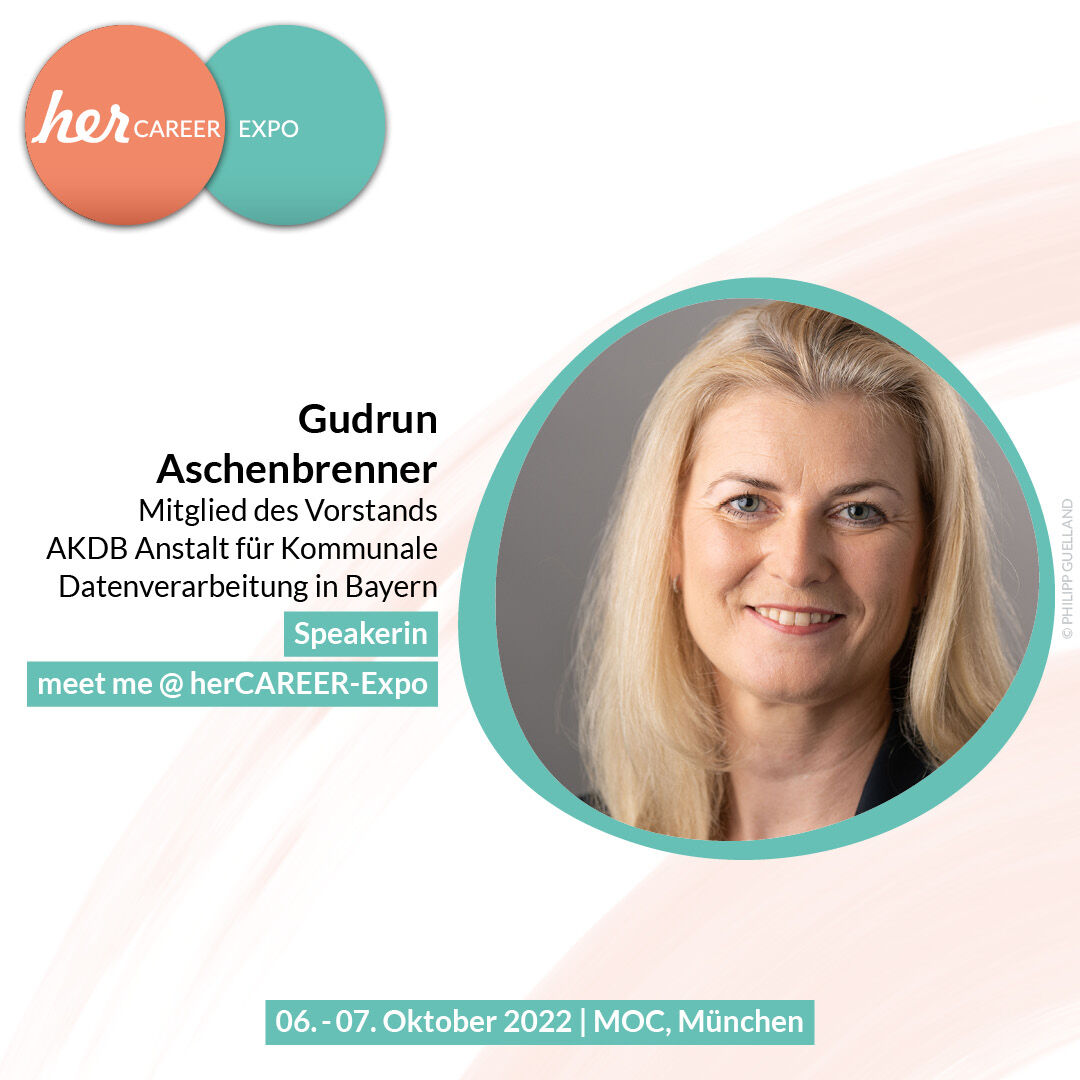 her_CAREER_de's tweet photo. 💻 Gudrun Aschenbrenner ist Mitglied des #Vorstands der @akdb_de und stellvertretendes Mitglied der Datenschutzkommission beim @Landtag_Bayern
Tausche dich mit Gudrun aus: https://t.co/8HshQPiiVz
#hercareer #womeninit #akdb #gudrunaschenbrenner https://t.co/zqCwIHtfG4