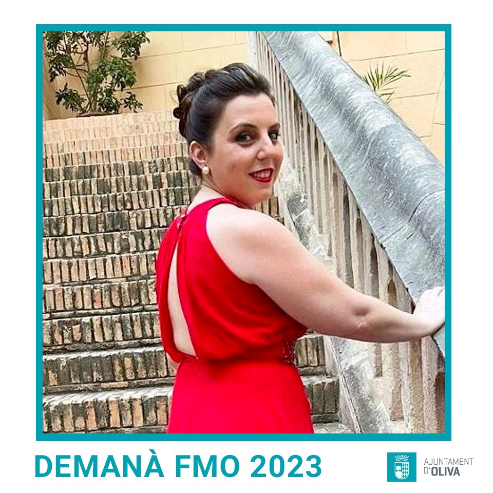 AjuntamentOliva's tweet photo. Aquest divendres 2 de setembre a les 20 h tindrà lloc la Demanà de la Fallera Major d'Oliva 2023, Estefania Chover. 

L'alcaldessa d'Oliva, Yolanda Balaguer li formularà la pregunta més esperada. 

Sens dubte serà un gran dia! 🎉
 #AjuntamentdOliva #fallesOliva #falles23 https://t.co/Dwv1oqzURo
